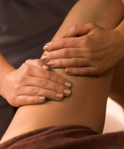 Lower Leg Exfoliation and Massage Treatment